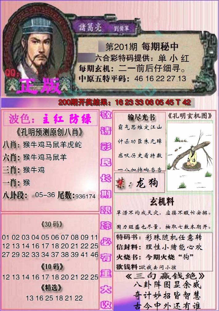 2024201期一代孔明报