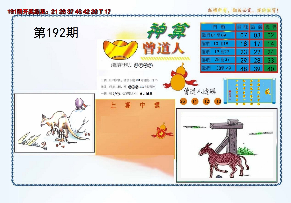 2024192期4-神算