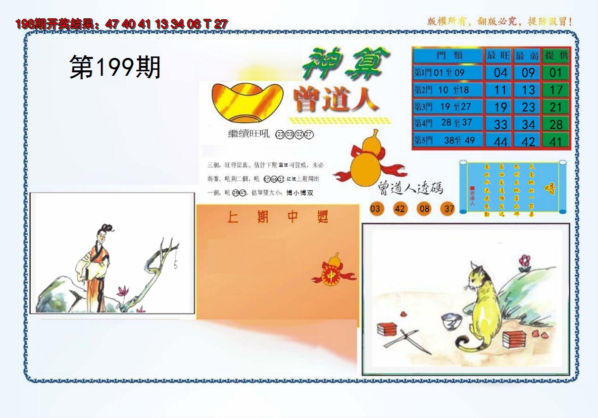 2024199期4-神算