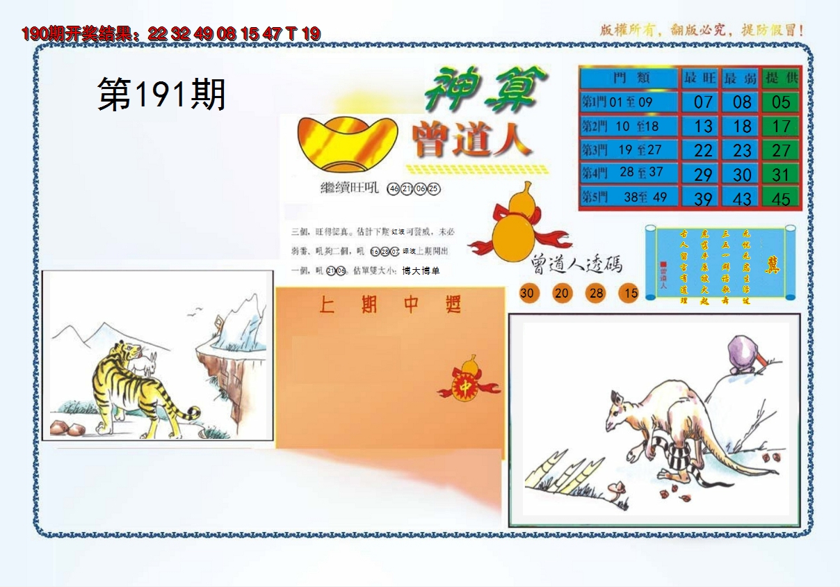 2024191期4-神算