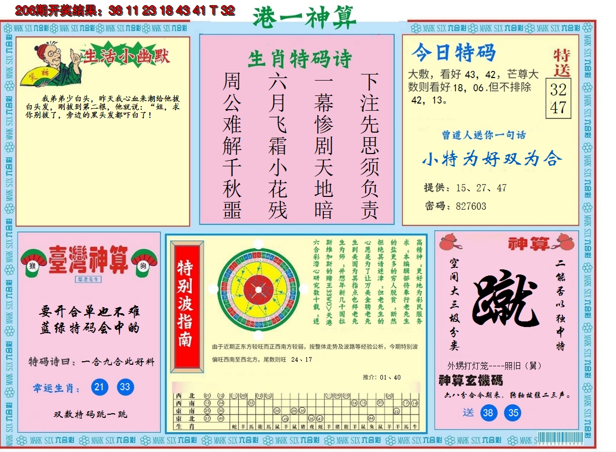 2024207期港台神算B