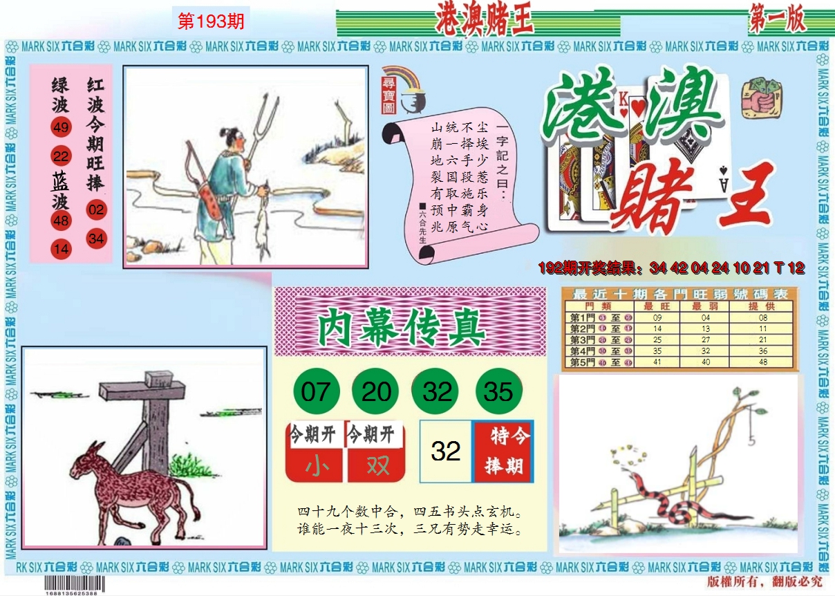 2024193期港澳赌王A