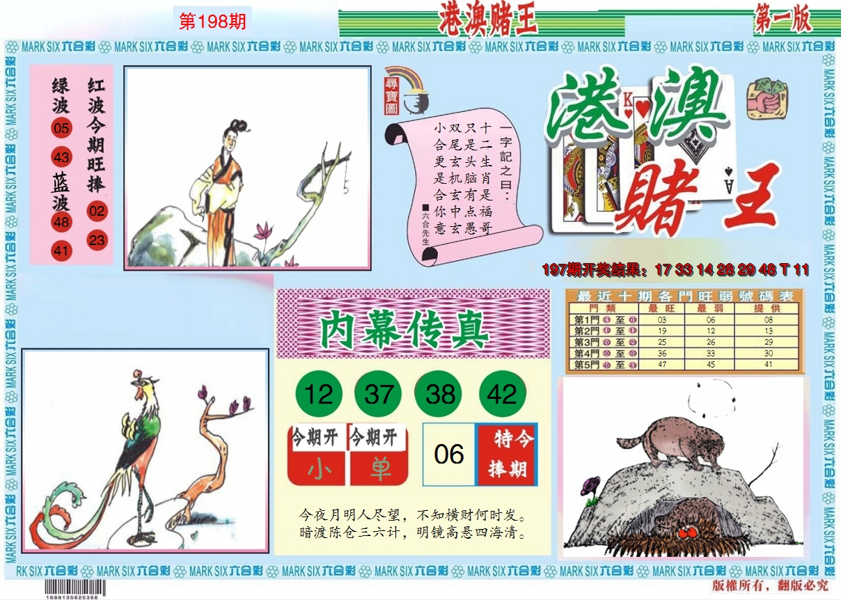 2024198期港澳赌王A