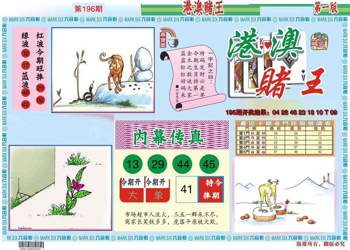 2024196期港澳赌王A