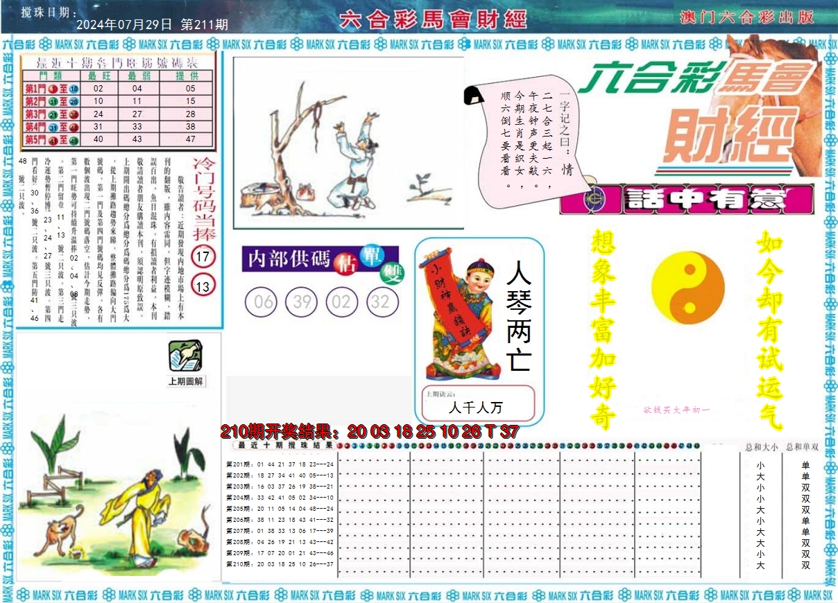 2024211期马会财经A