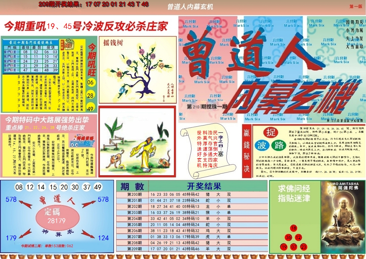 2024210期曾道人内幕A