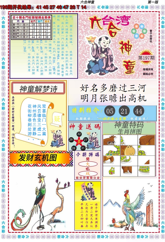 2024197期六合神童A