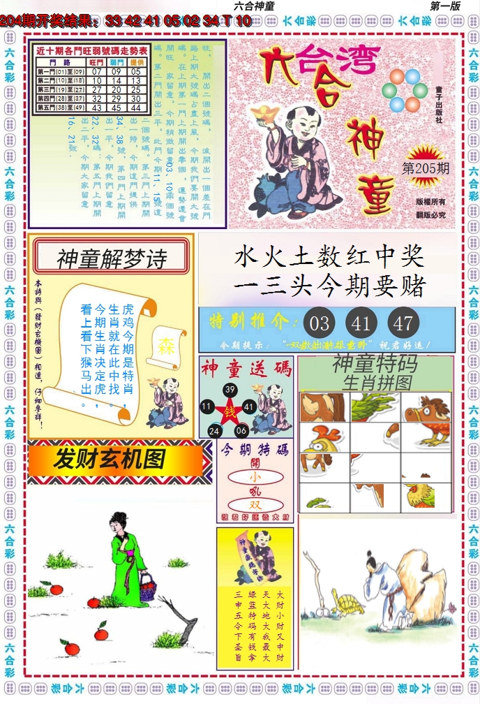 2024205期六合神童A