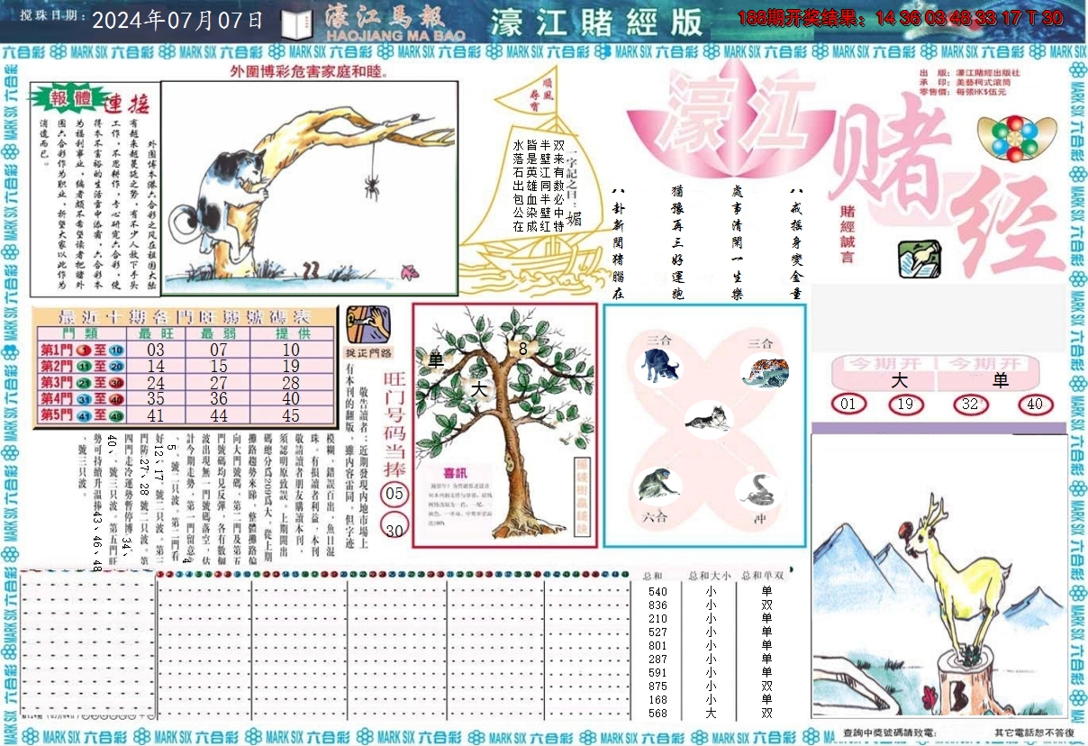 2024189期濠江赌经A