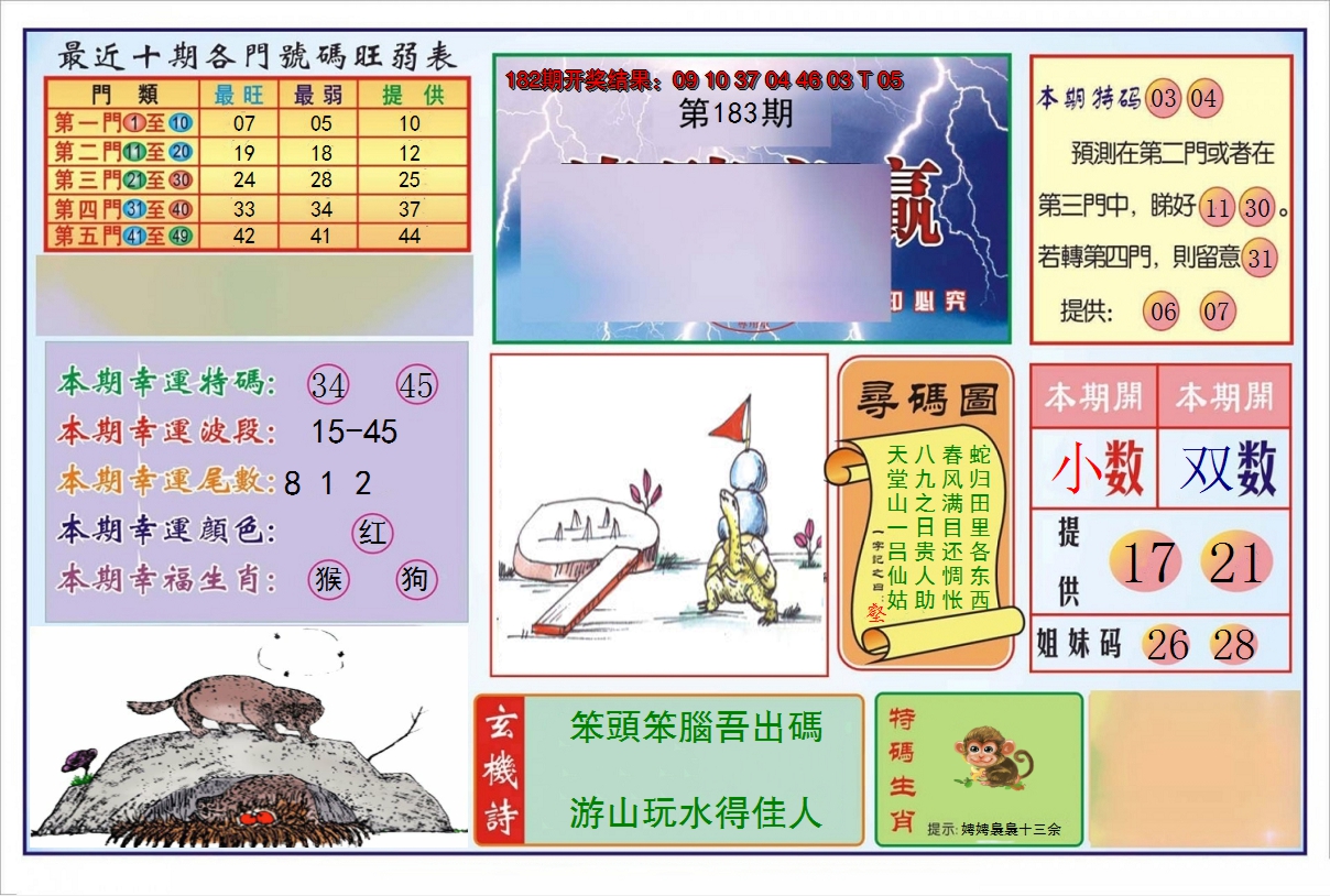2024183期逢赌必羸