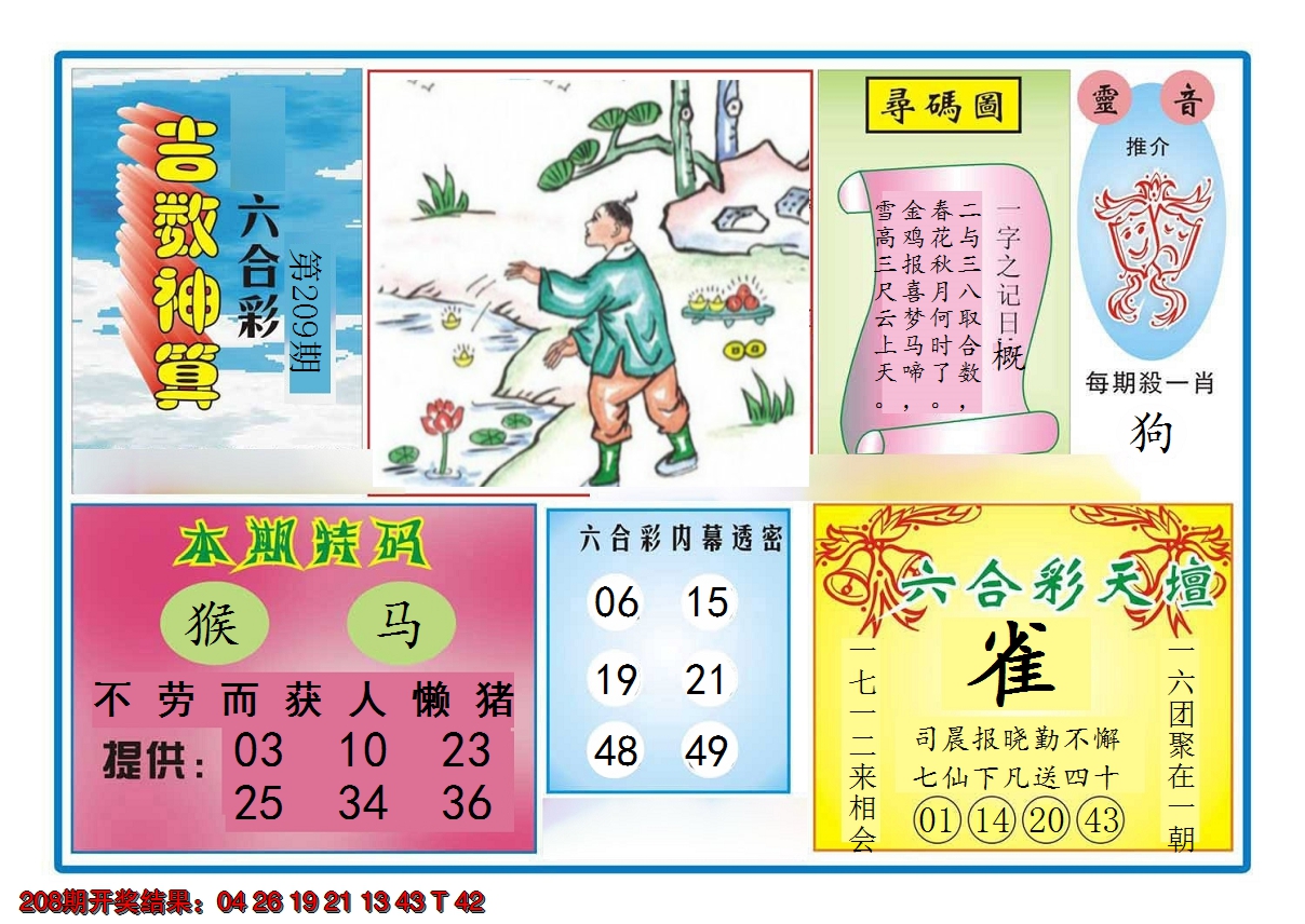 2024209期吉数神算