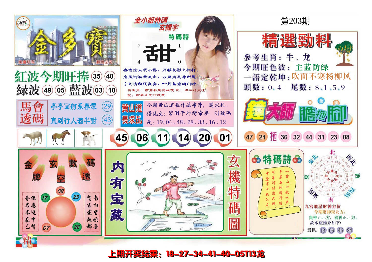 2024203期金多宝