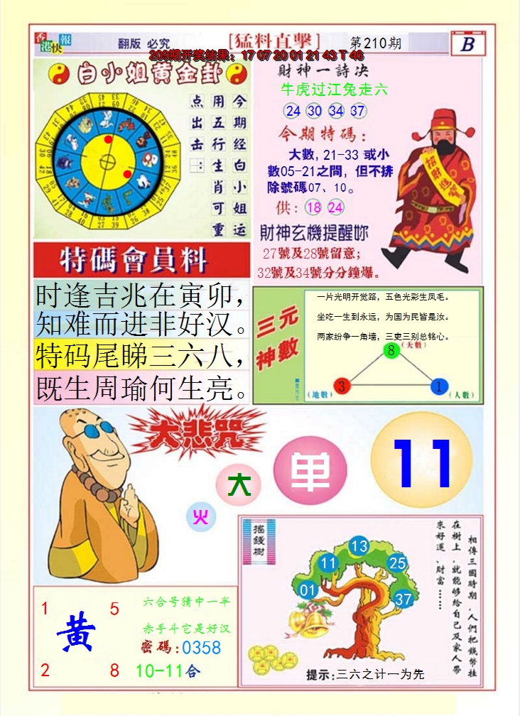 2024210期猛料直击B