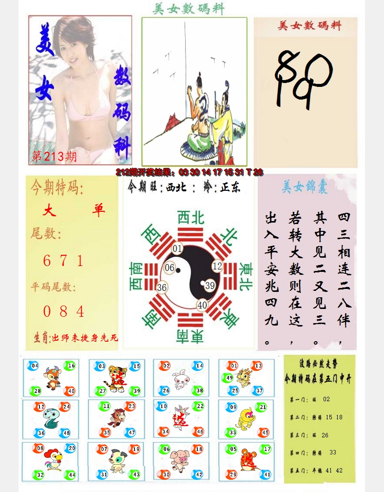 2024213期美女数码料