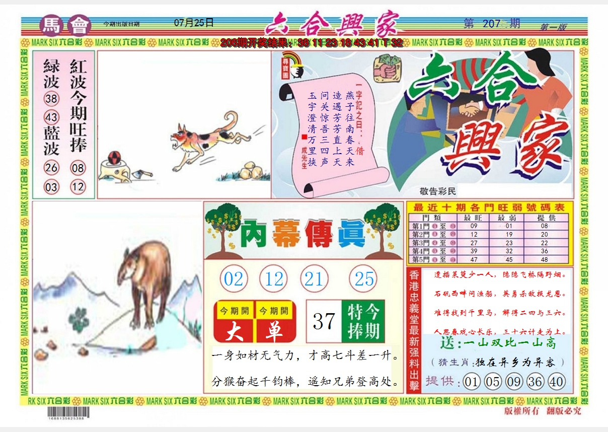 2024207期六合兴家A