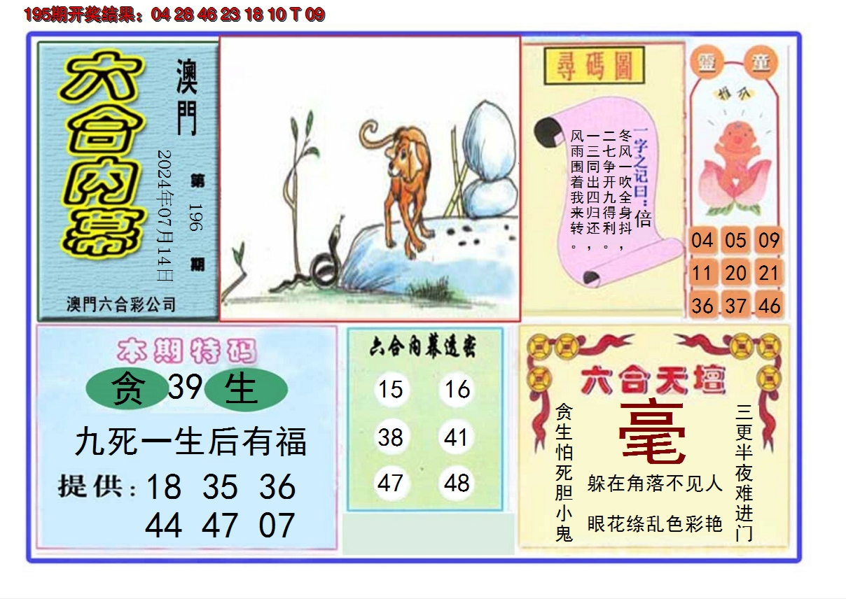 2024196期六合内幕