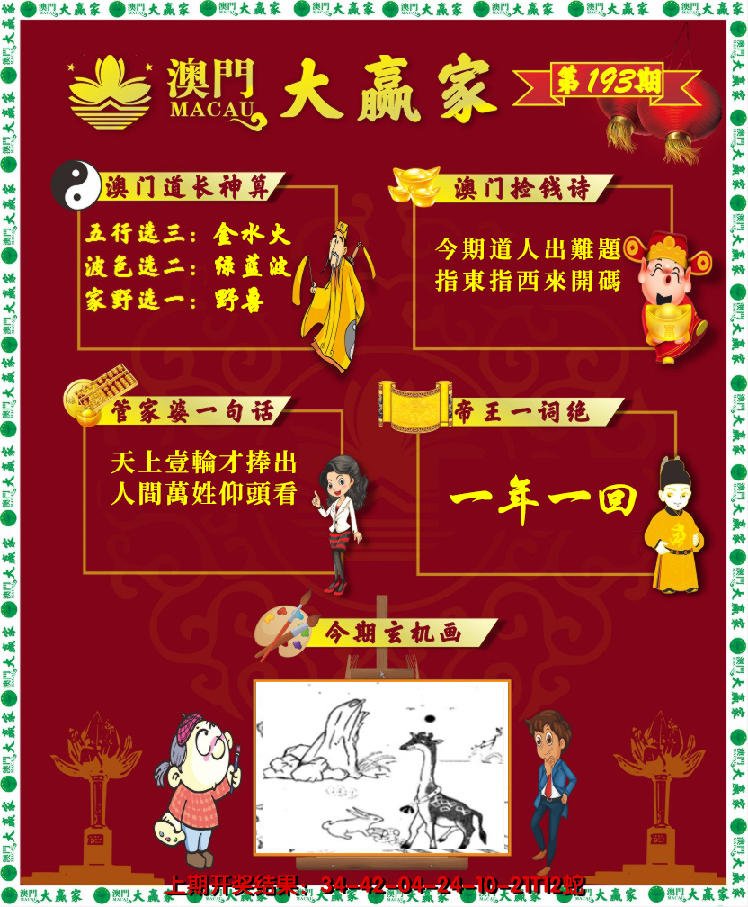 2024193期大赢家