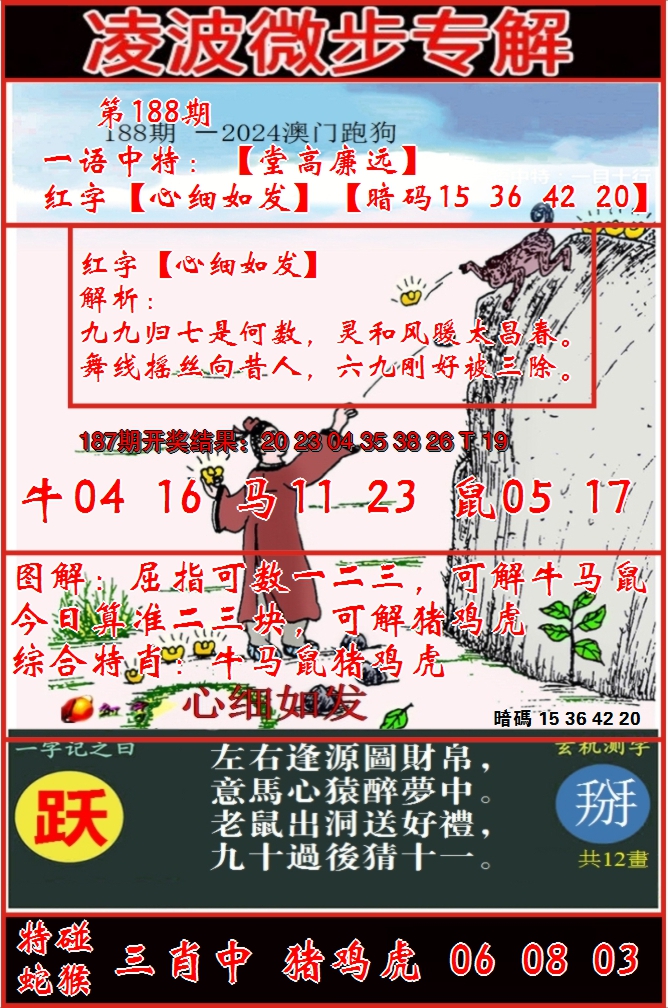 2024188期凌波微步