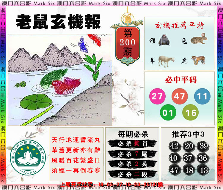 2024200期老鼠玄机报