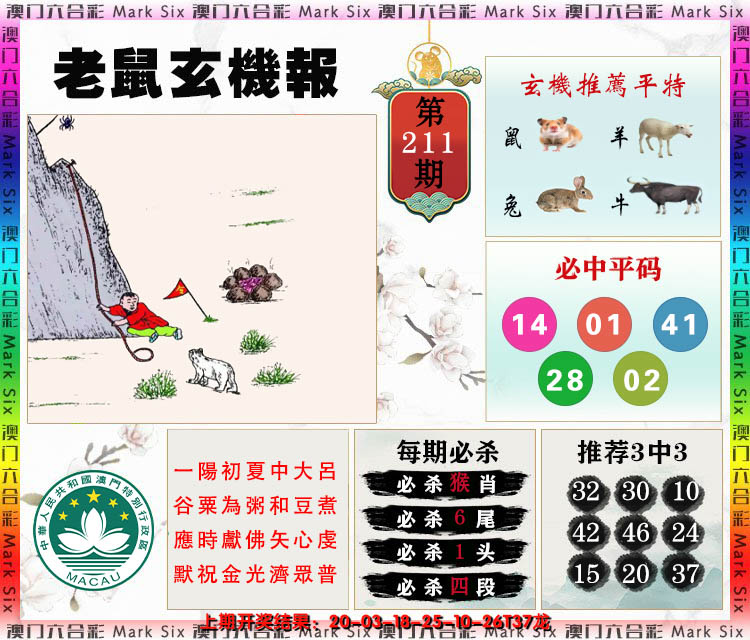 2024211期老鼠玄机报