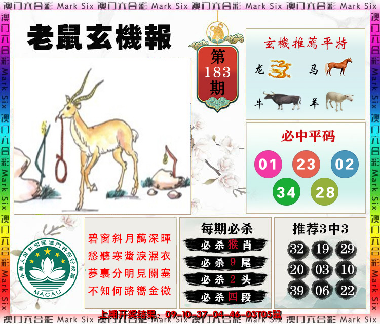 2024183期老鼠玄机报
