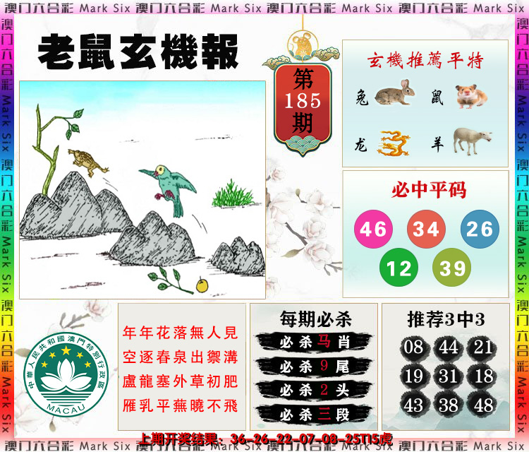 2024185期老鼠玄机报