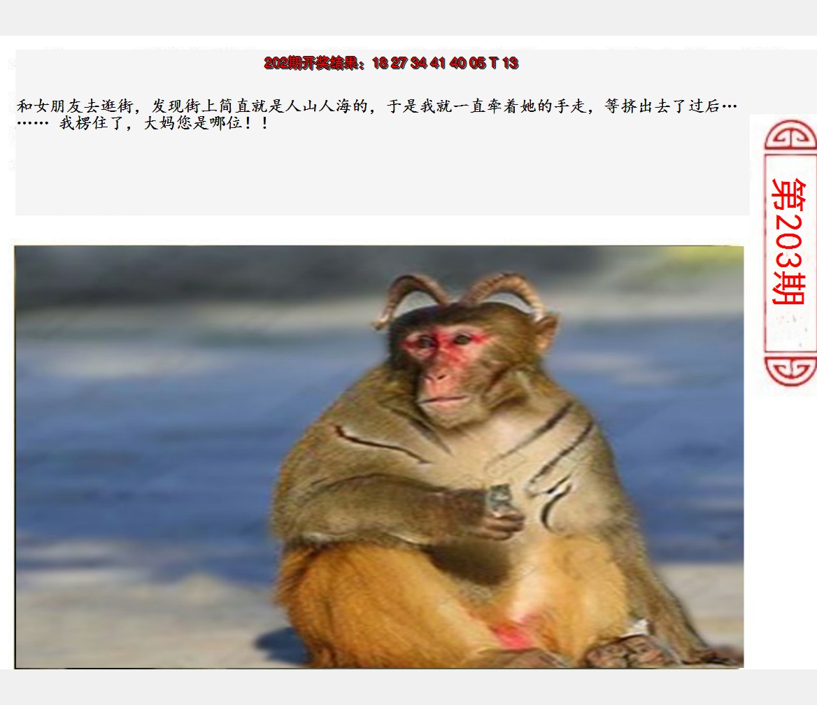 2024203期澳门生活幽默
