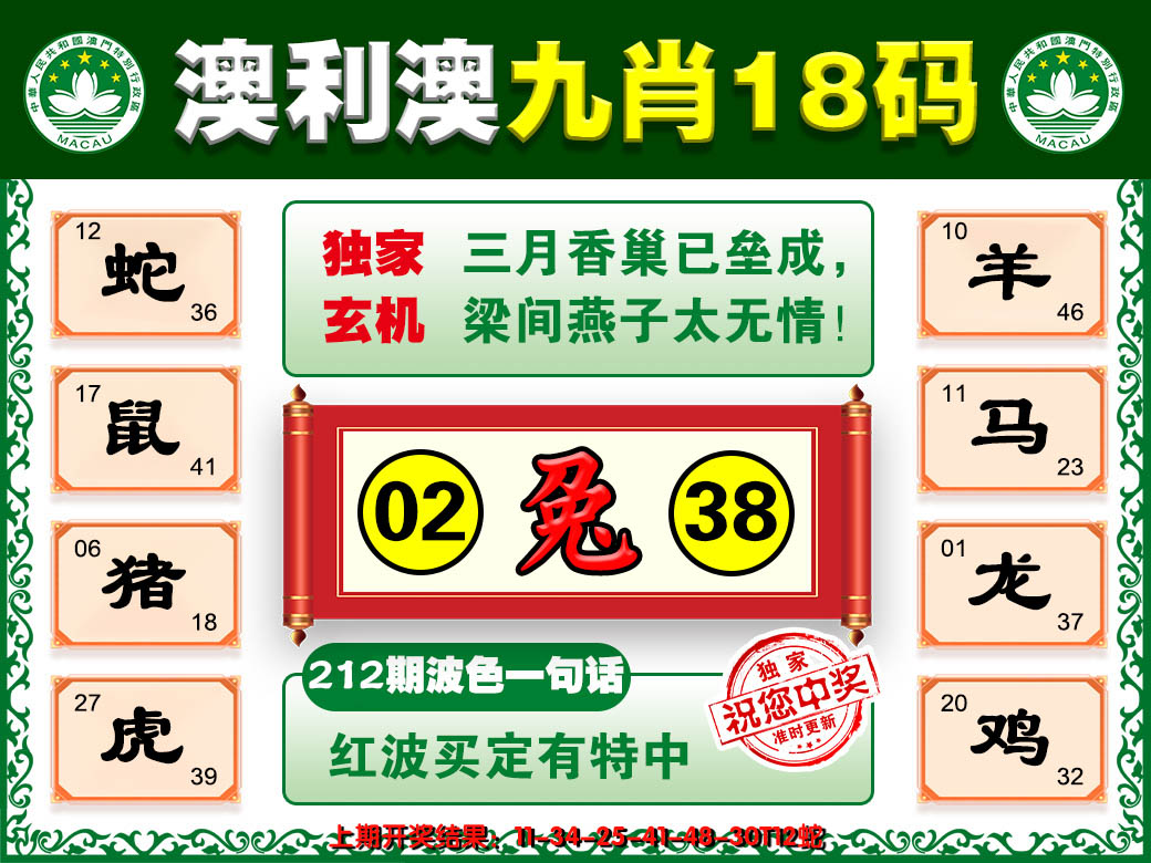 2024212期澳利澳九肖
