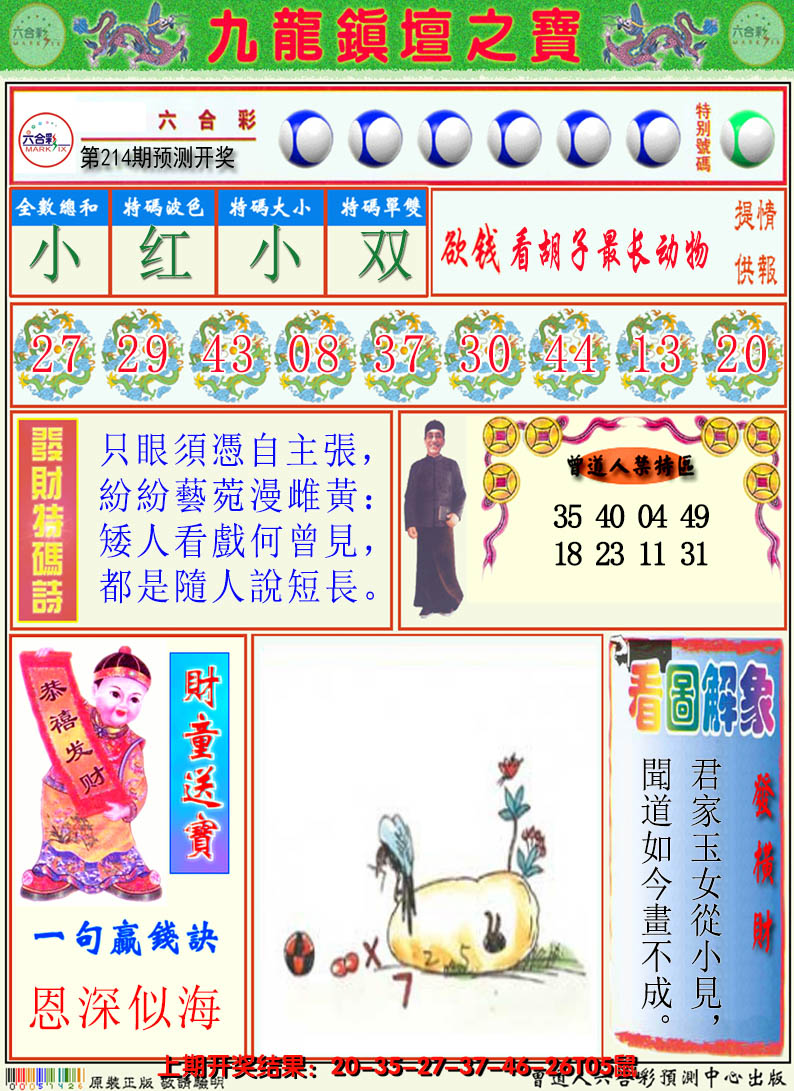 2024214期澳门挂牌解特码A