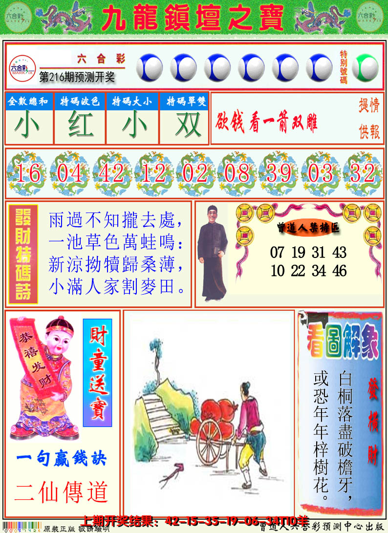 2024216期澳门挂牌解特码A