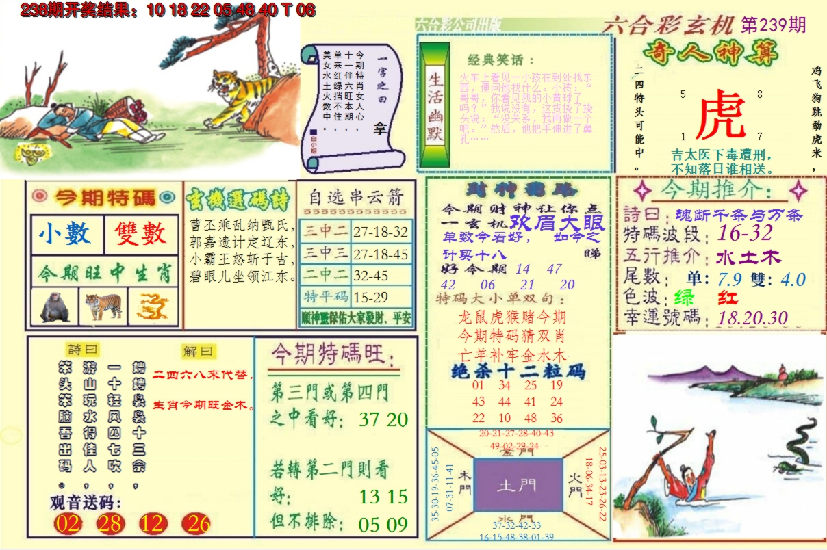 2024239期澳门六合玄机