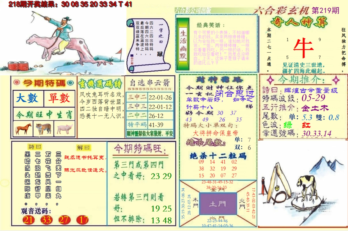 2024219期澳门六合玄机