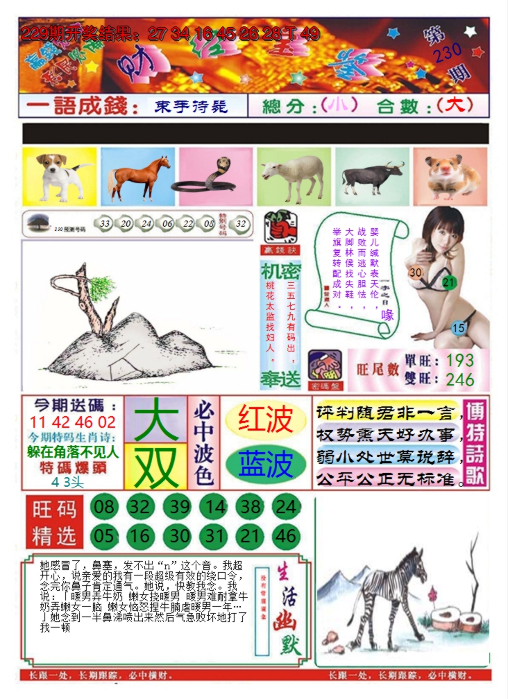 2024230期澳门财经宝鉴