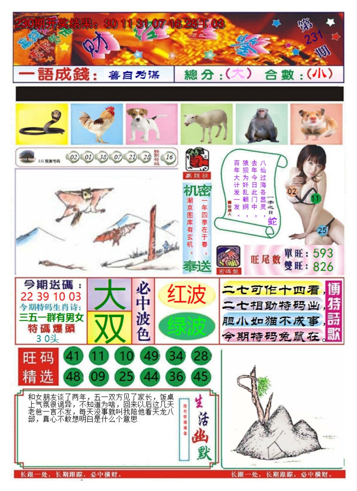 2024231期澳门财经宝鉴