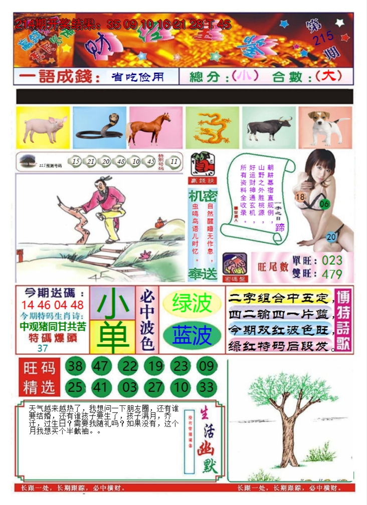 2024215期澳门财经宝鉴