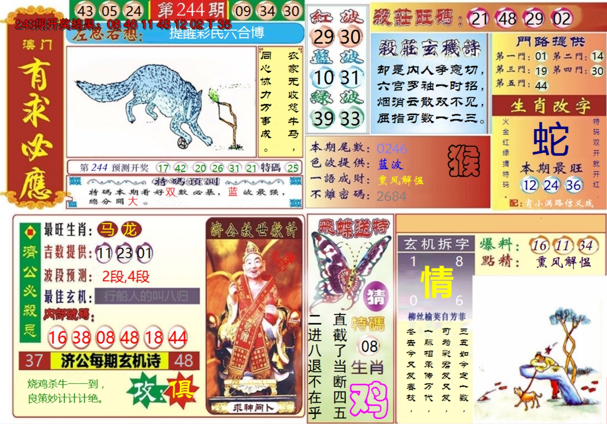 2024244期澳门有求必应