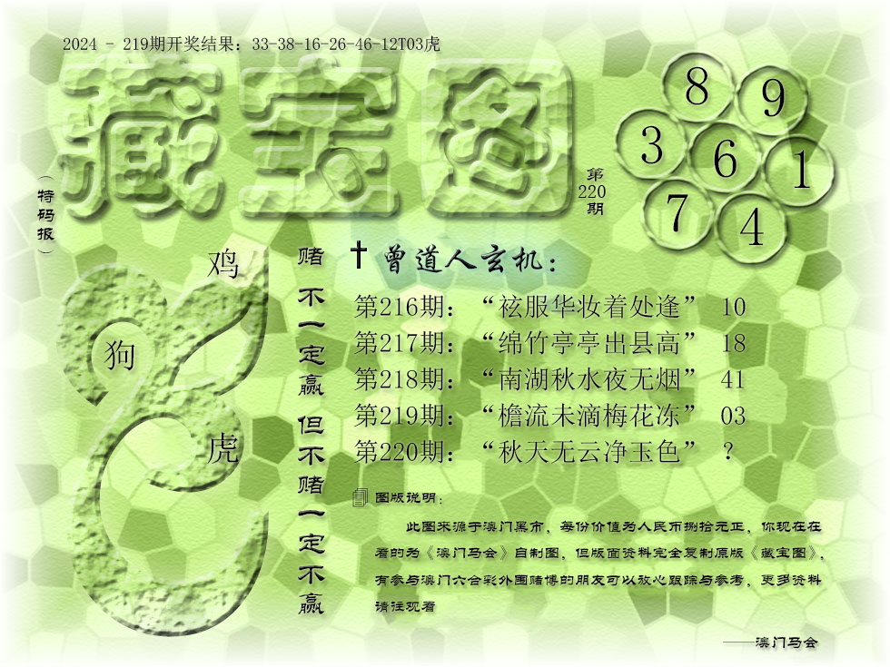 2024220期《藏宝图》