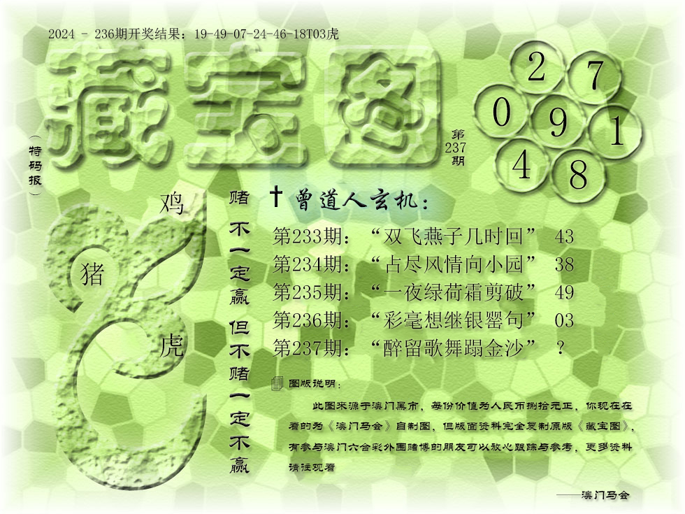 2024237期《藏宝图》