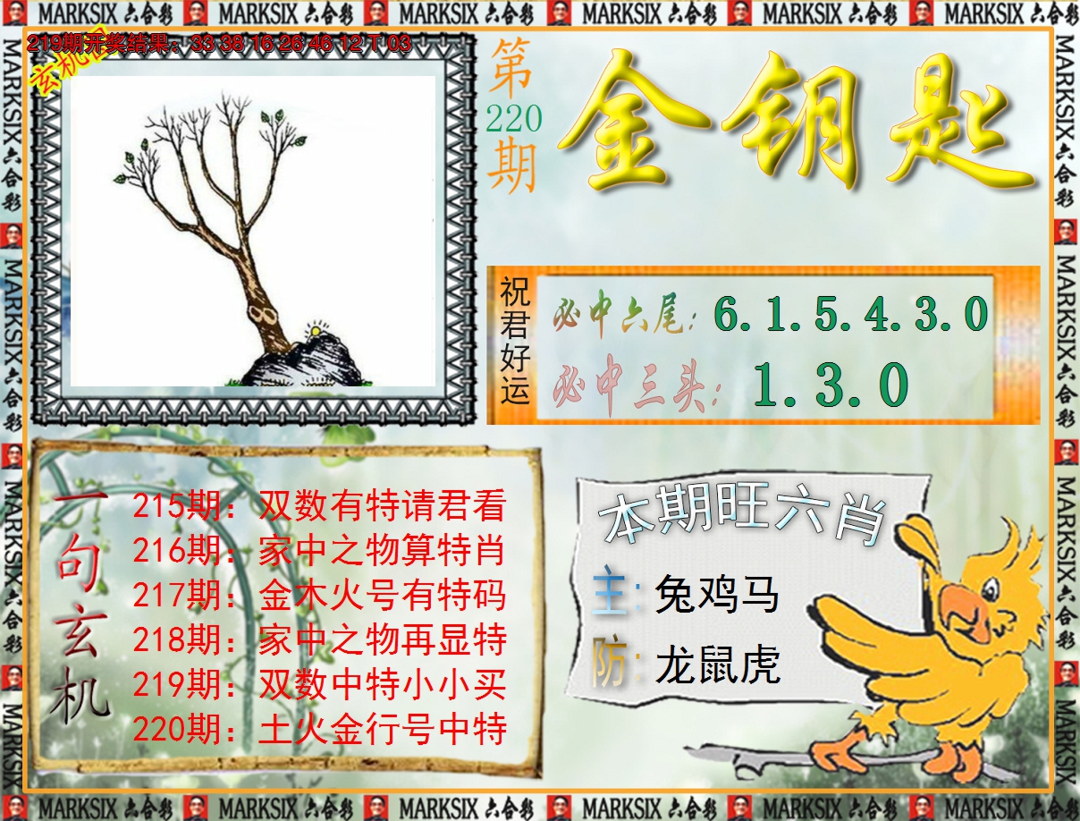 2024220期《澳门金钥匙》