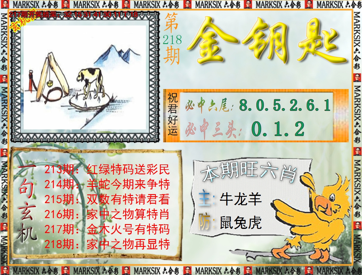 2024218期《澳门金钥匙》