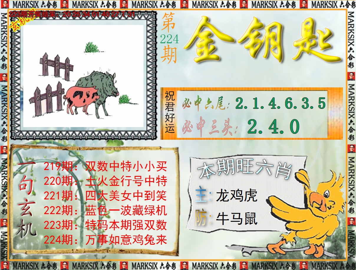 2024224期《澳门金钥匙》