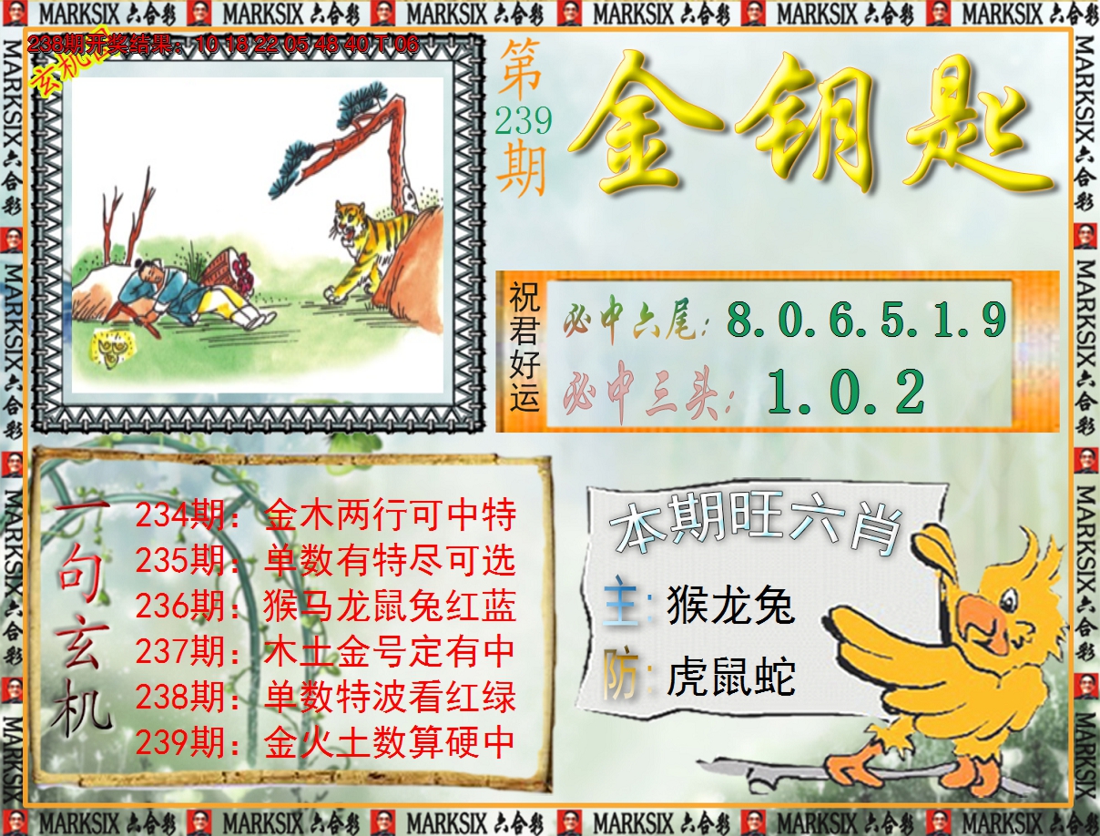2024239期《澳门金钥匙》