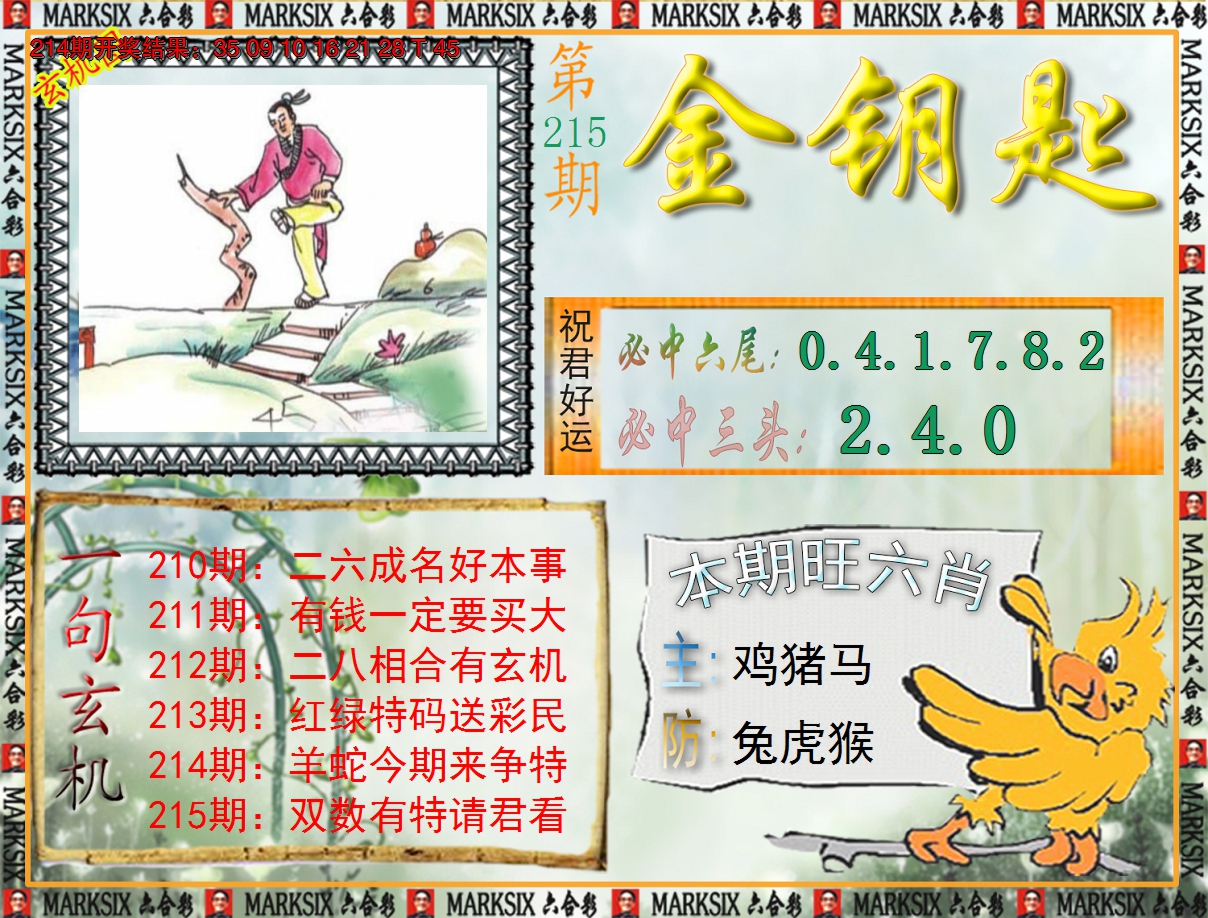 2024215期《澳门金钥匙》