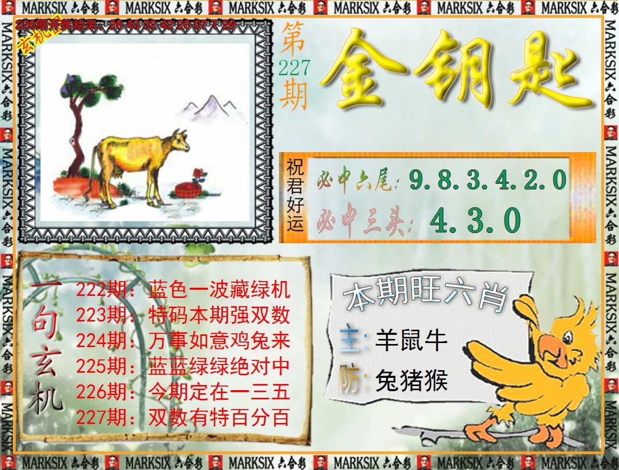 2024227期《澳门金钥匙》