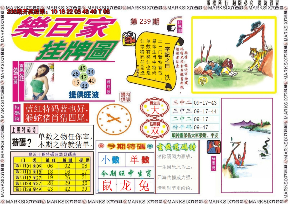 2024239期乐百家挂牌图