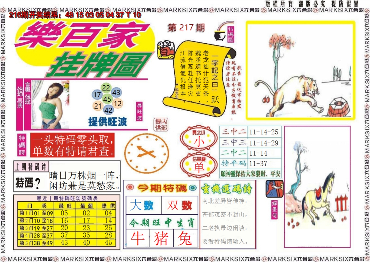 2024217期乐百家挂牌图