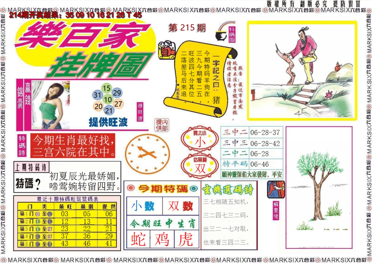 2024215期乐百家挂牌图