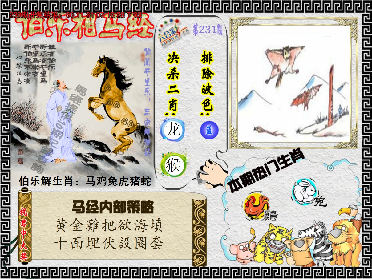 2024231期伯乐相马经