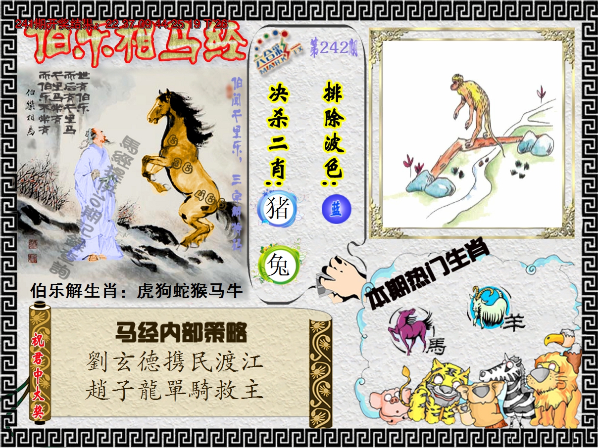 2024242期伯乐相马经