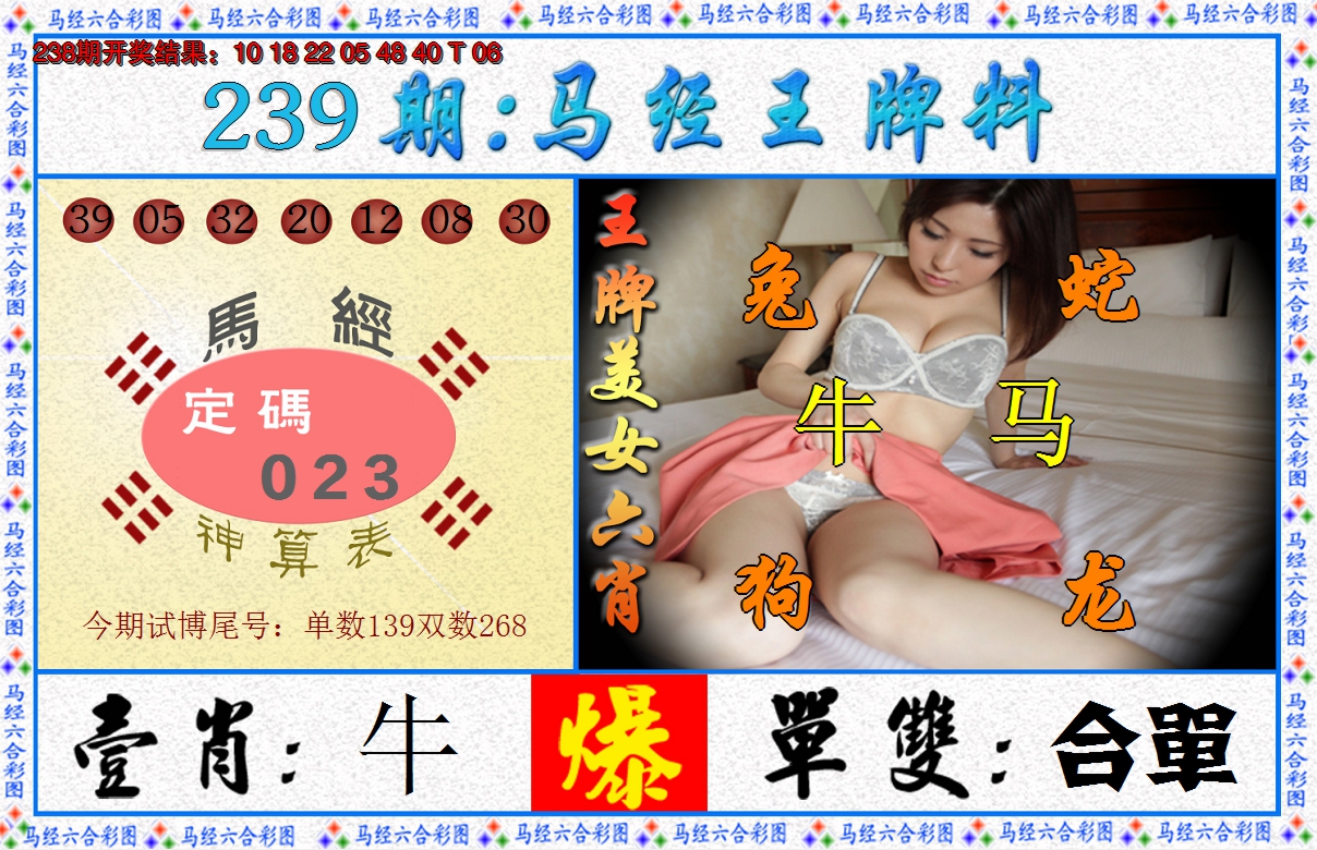 2024239期澳门王牌料